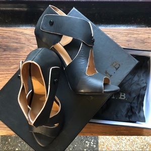 MIYO L.A.M.B. Leather high heels